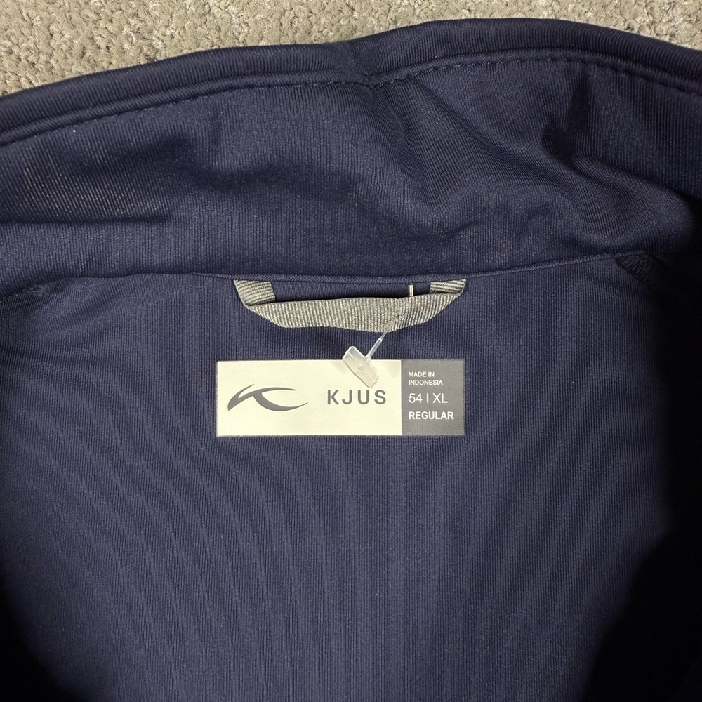 KJUS Release Full Zip Golf Jacket Blue Size XL Minimalist Read Below - Picture 5 of 8